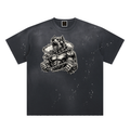 Hand-Frayed Sunfade Paint Splatter T-Shirt