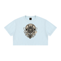 Women's Mineral Wash Cotton Crop T-Shirt