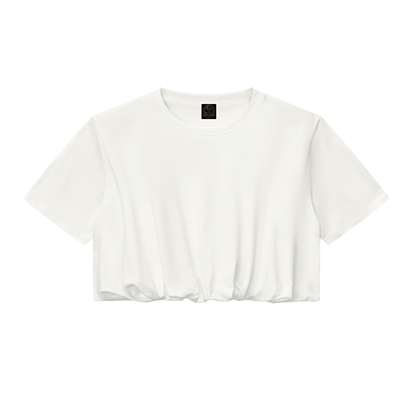 Women’s Crop Bubble Hem T-Shirt