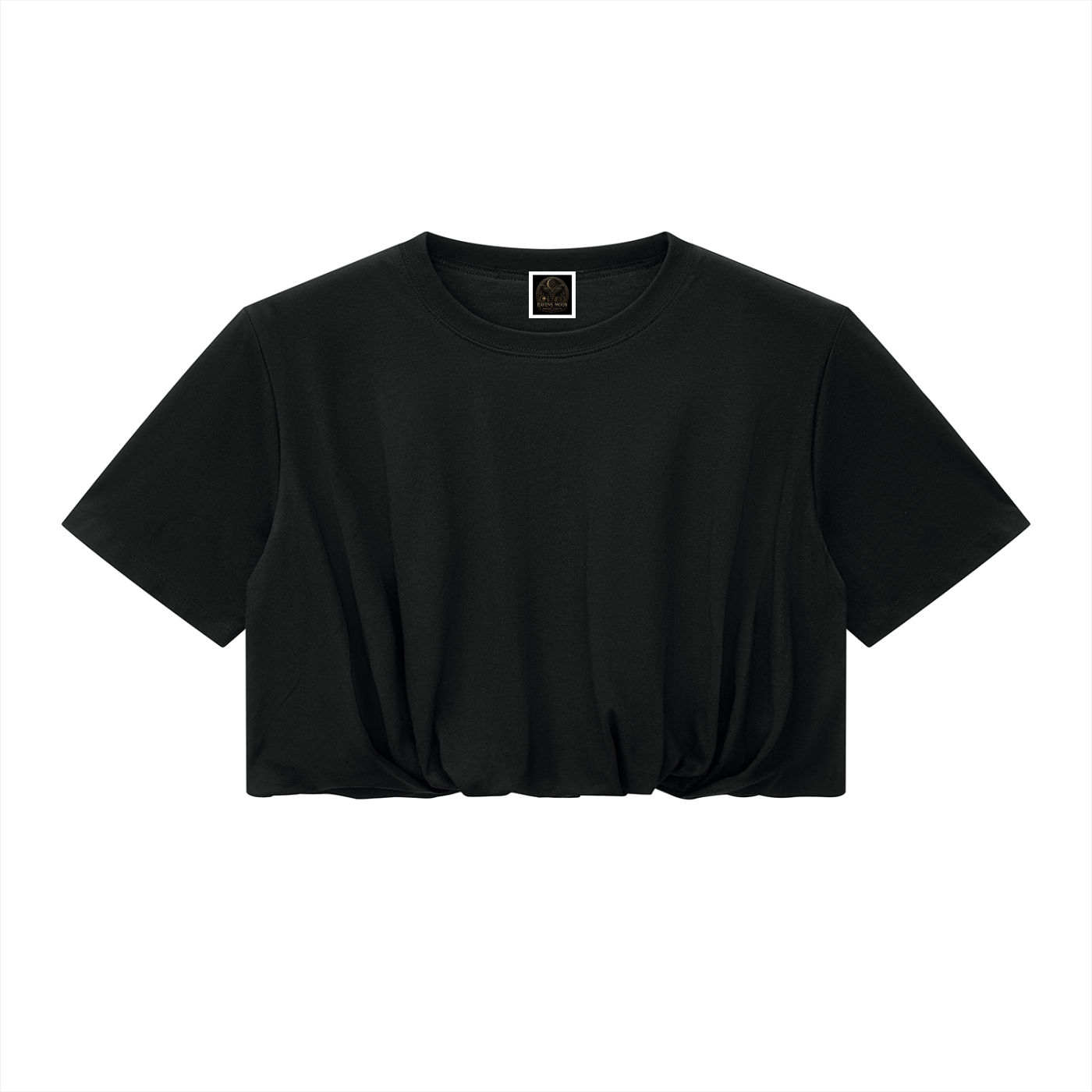 Women’s Crop Bubble Hem T-Shirt