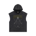 Snow Washed Boxy Hooded Tank Top